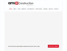 Tablet Screenshot of gmiconstructiongroup.co.uk